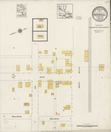 Provencal Louisiana 1922 - Fire Insurance Index - Old Map Reprint