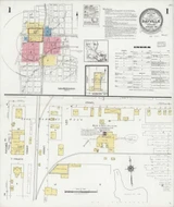 Rayville Louisiana 1927 - Fire Insurance Index - Old Map Reprint
