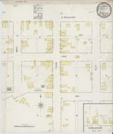 Robeline Louisiana 1892 - Fire Insurance Index - Old Map Reprint
