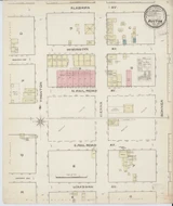 Ruston Louisiana 1885 - Fire Insurance Index - Old Map Reprint
