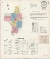 Tallulah Louisiana 1944 - Fire Insurance Index - Old Map Reprint
