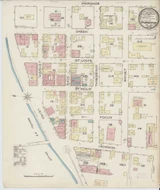 Thibodaux Louisiana 1885 - Fire Insurance Index - Old Map Reprint