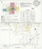Ville Platte Louisiana 1938 - Fire Insurance Index - Old Map Reprint