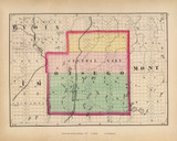 Otsego 56, Michigan 1873 Old Map Reprint - Walling State Atlas