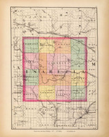 Isabella 77, Michigan 1873 Old Map Reprint - Walling State Atlas