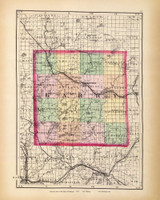 Barry 97, Michigan 1873 Old Map Reprint - Walling State Atlas