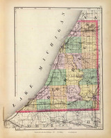 Berrien 109, Michigan 1873 Old Map Reprint - Walling State Atlas