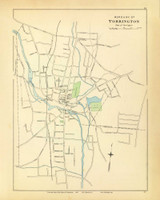 Torrington 151, Connecticut 1893 Old Map Reprint - Hurd State Atlas