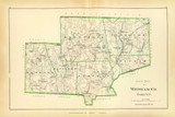 North Part of Windham Co. 188-189, Connecticut 1893 Old Map Reprint - Hurd State Atlas