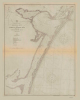 Aransas Pass and Corpus Christi Bay with the coast to Latitude 27° 12' 1917 80000 AT Chart 210 - Texas