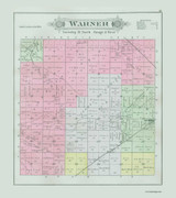 Warner, Michigan 1897 Old Map Print - Antrim Co. 29