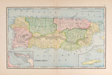 Puerto Rico, Michigan 1901 Old Map Print - Benzie Co. 35