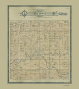Brown (Part 3), Michigan 1903 Old Map Print - Manistee Co. 29