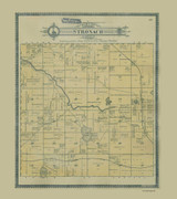 Stronach (Part 3), Michigan 1903 Old Map Print - Manistee Co. 39