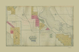 Manistee (South Part), Michigan 1903 Old Map Print - Manistee Co. 52-53