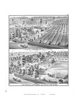 Farm Residence of Maynard, Etc., Michigan 1876 Old Map Print - Kent Co. 13