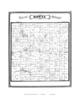 Bowne Township, Michigan 1876 Old Map Print - Kent Co. 27