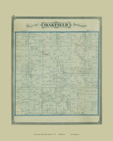 Oakfield Township, Michigan 1876 Old Map Print - Kent Co. 36