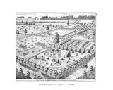 Farm Residence of Cornell, Etc., Michigan 1876 Old Map Print - Kent Co. 38