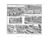 Farm Residence of Rogers, Etc., Michigan 1876 Old Map Print - Kent Co. 43