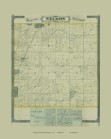 Nelson Township, Michigan 1876 Old Map Print - Kent Co. 50