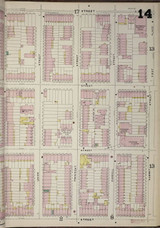 Brooklyn, NY Fire Insurance 1886 Sheet 14-R V1 - Old Map Reprint - New York