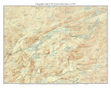 Fulton Chain Lakes 1903 - Custom USGS Old Topo Map - New York - Adirondack Lakes