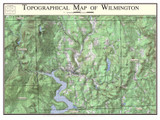 Wilmington 1997 - Custom USGS Old Topo Map - Vermont