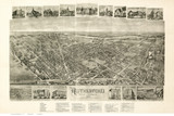 Rutherford, New Jersey 1904 Bird's Eye View