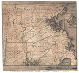 Massachusetts 1775 Romans - Old State Map Reprint