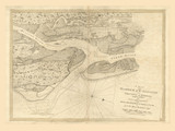 St. Augustin Harbor ca1780 - Des Barres V3-34 Reprint - USA Regional