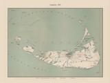 Nantucket 1891 Geo. H. Walker & Co. - Old Map Custom Print 1-Town