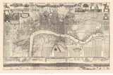 Old Map of London 1682 Morden - Old Map Reprint