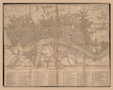 Old Map of London 1795 Ellis - Old Map Reprint