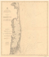 Isle of Wight to Chincoteague Inlet 1890 80000 AT Chart 128