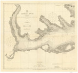 Albemarle Sound Pasquotank to Roanoke River 1911 80000 AT Chart 141