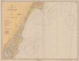 Chincoteague Inlet to Hog Island Inlet 1937 80000 AT Chart 1221