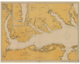Albemarle Sound 1913 80000 AT Chart 1228