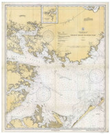 Pamlico Sound Western Part 1933 80000 AT Chart South Carolina 1231