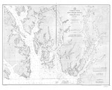 Revillagigedo Channel and Portland Canal 1893 Nautical Chart 200,000 Scale  Alaska Chart 8100