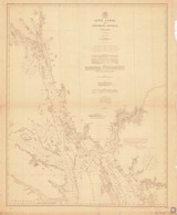 Lynn Canal and Stephens Passage 1902 Nautical Chart 200,000 Scale  Alaska Chart 8300