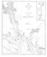Lynn Canal and Stephens Passage 1919 08 Nautical Chart 200,000 Scale  Alaska Chart 8300