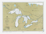 Great Lakes 1995 - Old Map Reprint Nautical Chart LS0