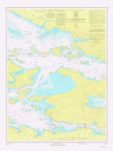 Gananoque to St. Lawrence Park 1971 -  St Lawrence River Nautical Chart Reprint - 116 NY/Ontario