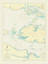 Round Island to Wolfe Island 1946 -  St Lawrence River Nautical Chart Reprint - 117 NY/Ontario