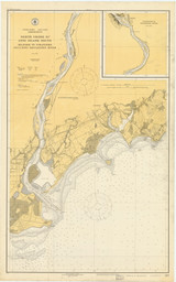 Milford to Stratford 1919 - Old Map Nautical Chart AC Harbors 219 - Connecticut