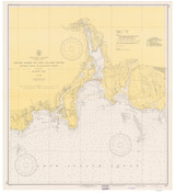 Goshen Point to Hatchett Point 1941 - Old Map Nautical Chart AC Harbors 214 - Connecticut