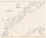 Greenwich Point to New Rochelle 1935 - Old Map Nautical Chart AC Harbors 222 - Connecticut