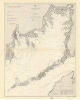 Buzzards Bay 1909 Old Map Nautical Chart AC Harbors 2 249 - Massachusetts