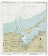 Nantucket Harbor 1989 Old Map Nautical Chart AC Harbors 2 343 - Massachusetts